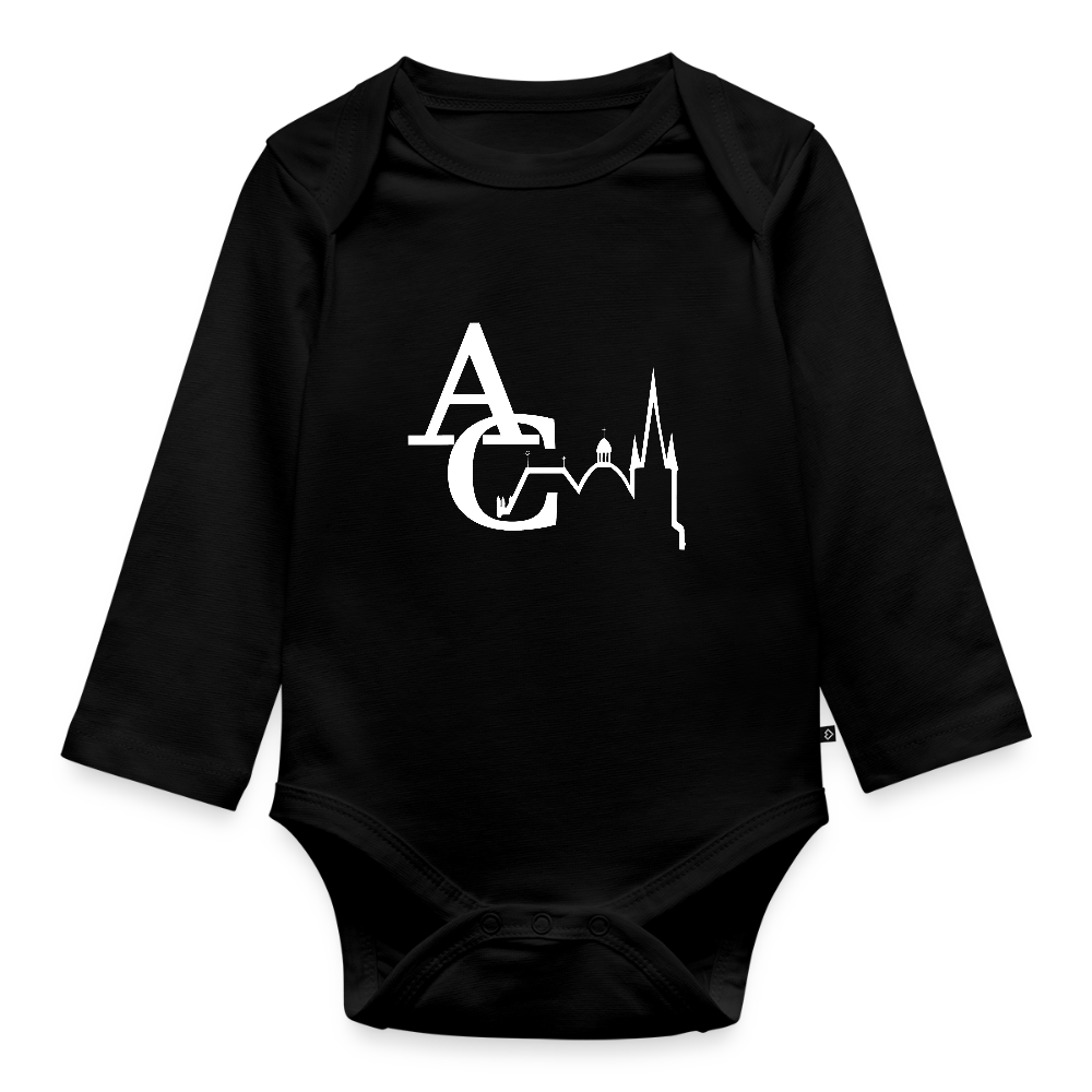 AC Baby Bio-Langarm-Body - Schwarz
