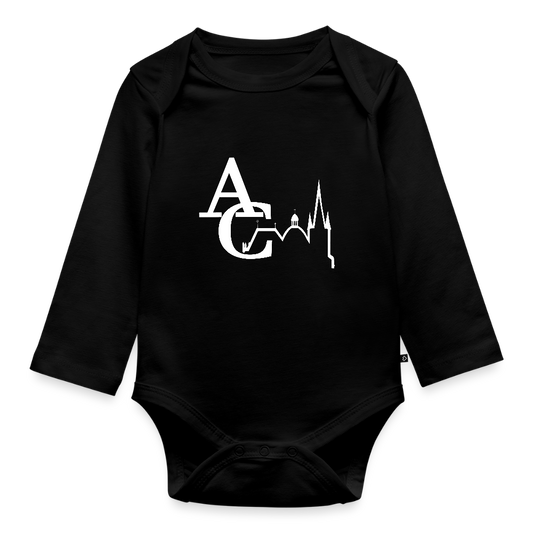AC Baby Bio-Langarm-Body - Schwarz