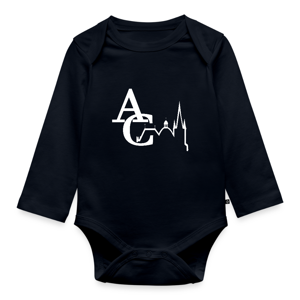 AC Baby Bio-Langarm-Body - Navy