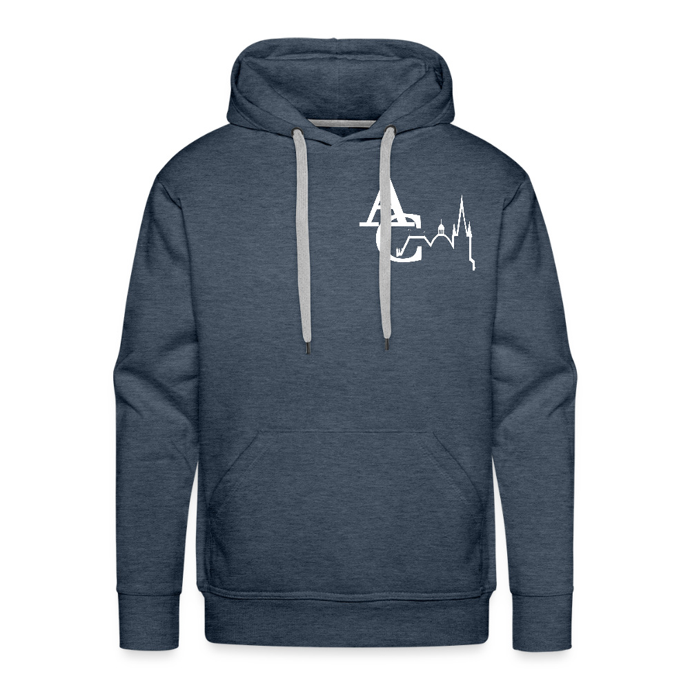 AC Männer Premium Hoodie - Jeansblau