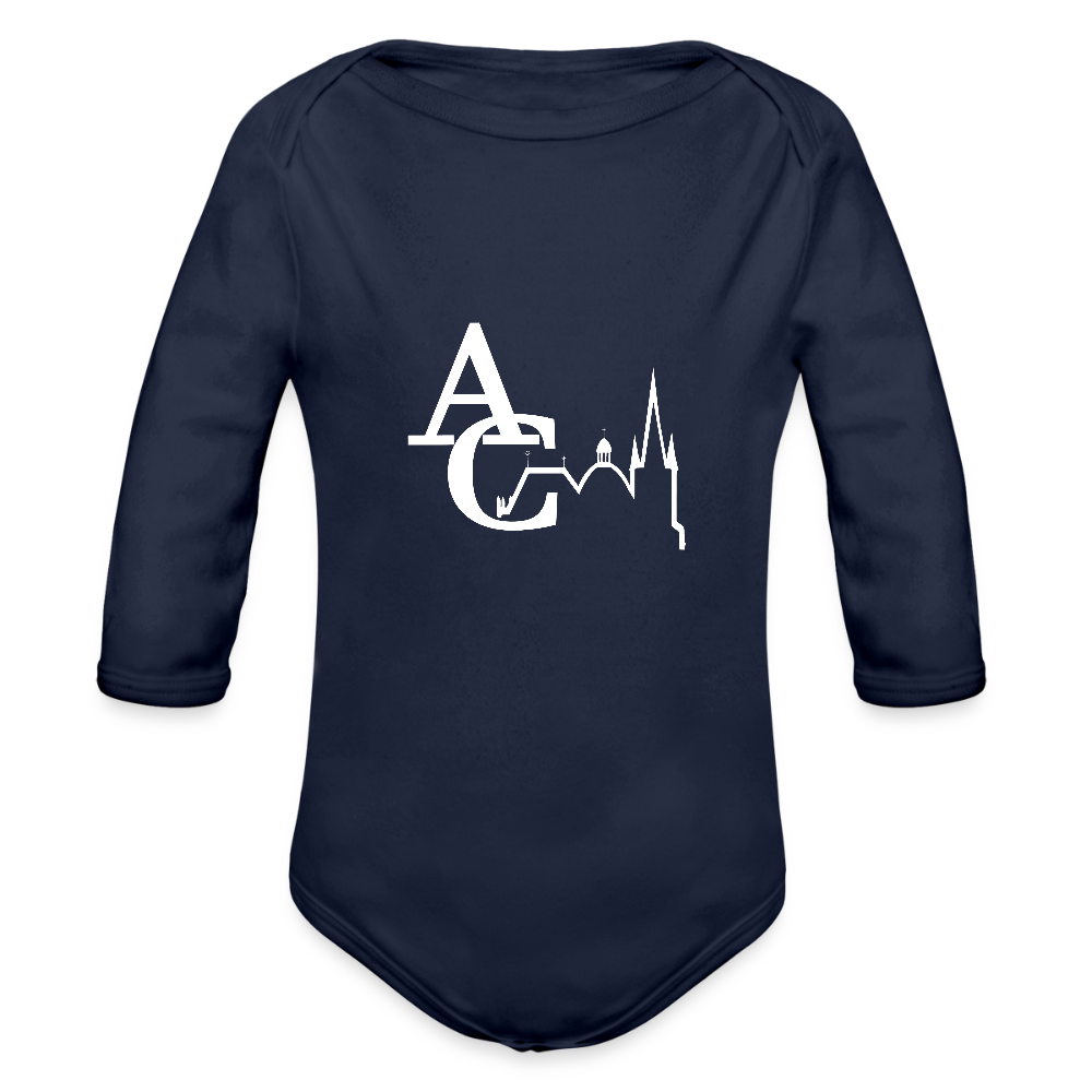 AC Baby Bio-Langarm-Body - Dunkelnavy