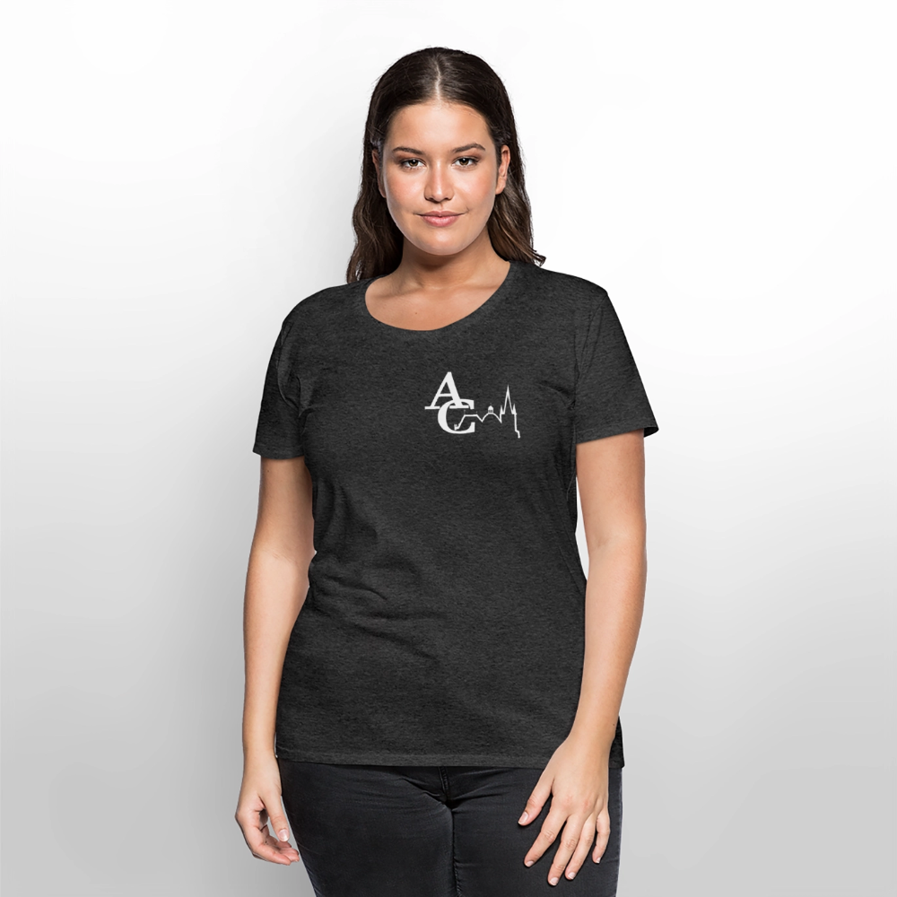 AC Frauen Premium T-Shirt - Anthrazit meliert