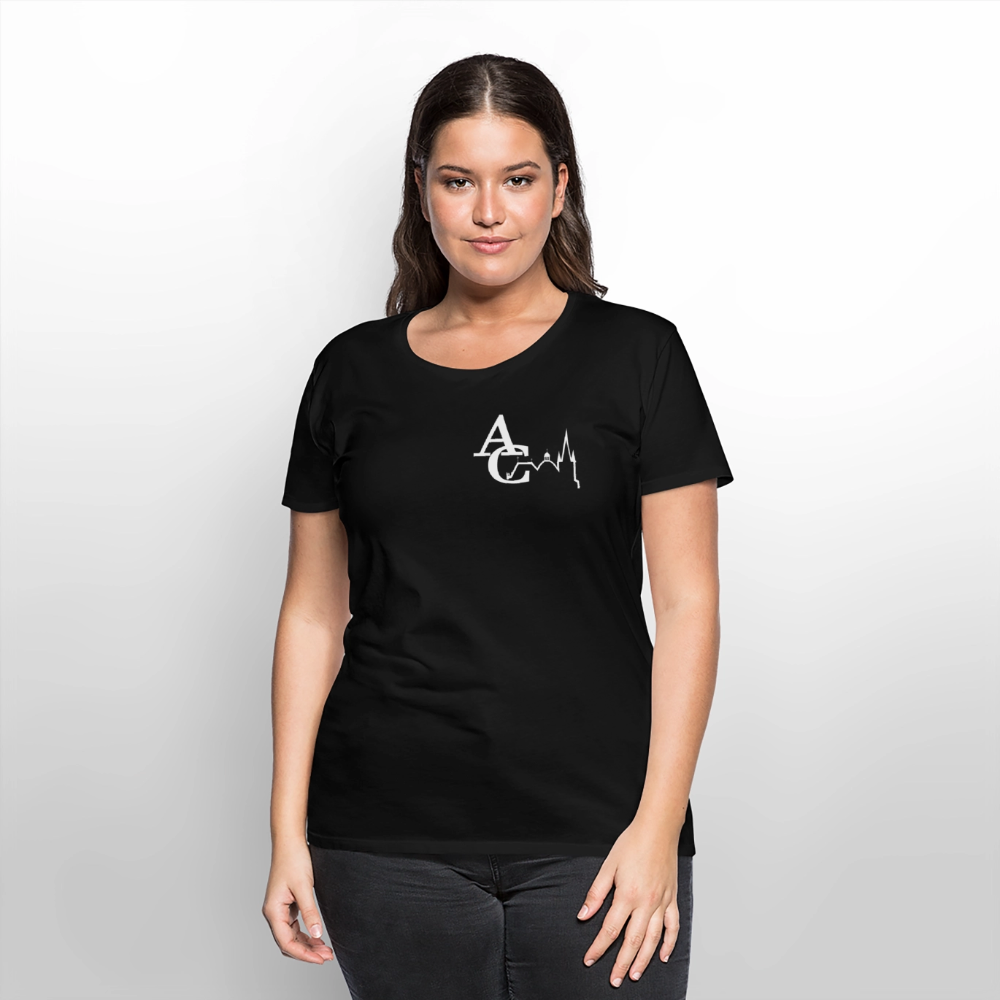 AC Frauen Premium T-Shirt - Schwarz