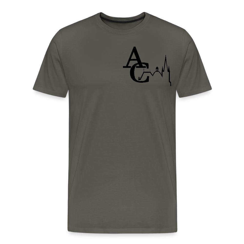 Männer Premium T-Shirt - Asphalt