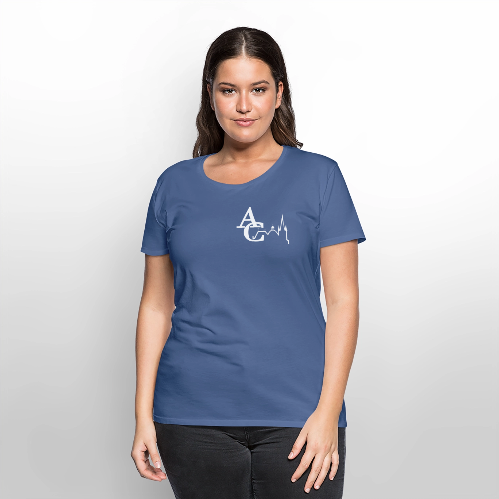 AC Frauen Premium T-Shirt - Taubenblau