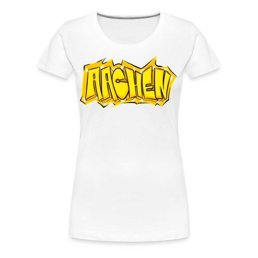 Aachen Frauen Premium T-Shirt - weiß