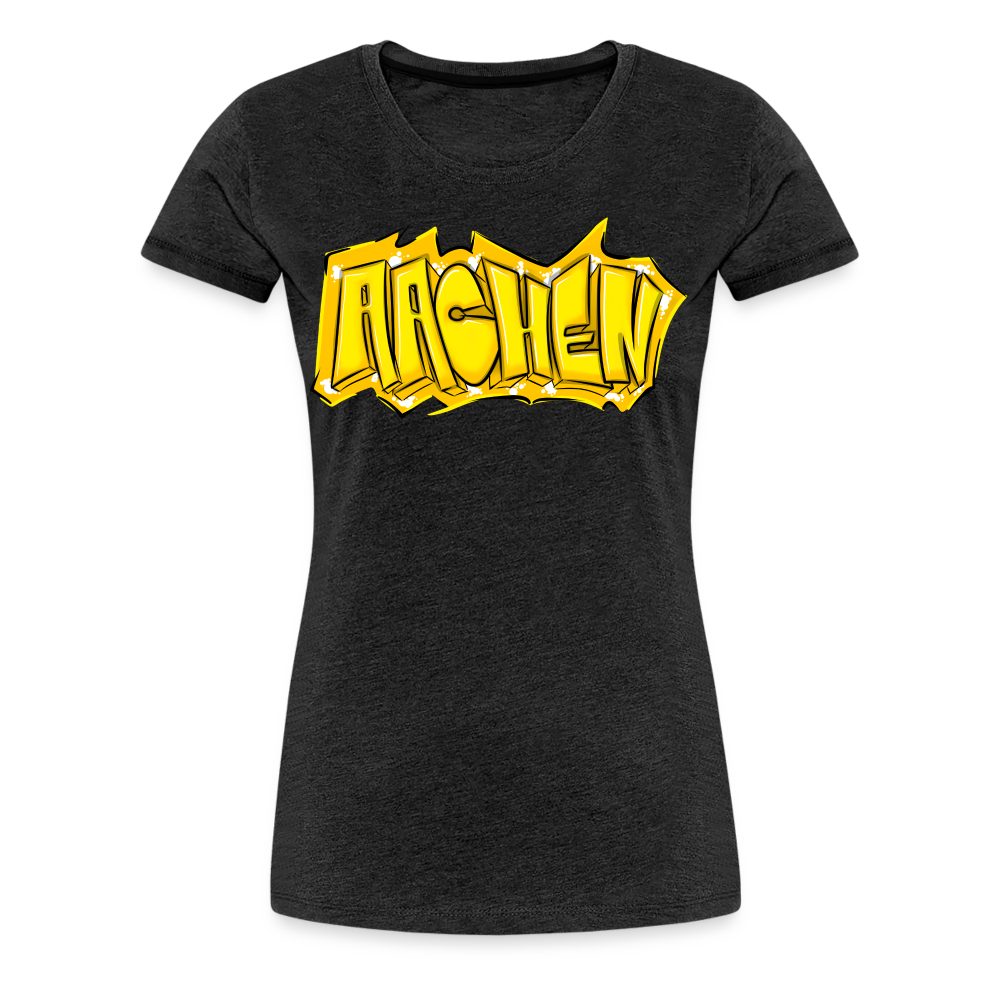 Aachen Frauen Premium T-Shirt - Anthrazit
