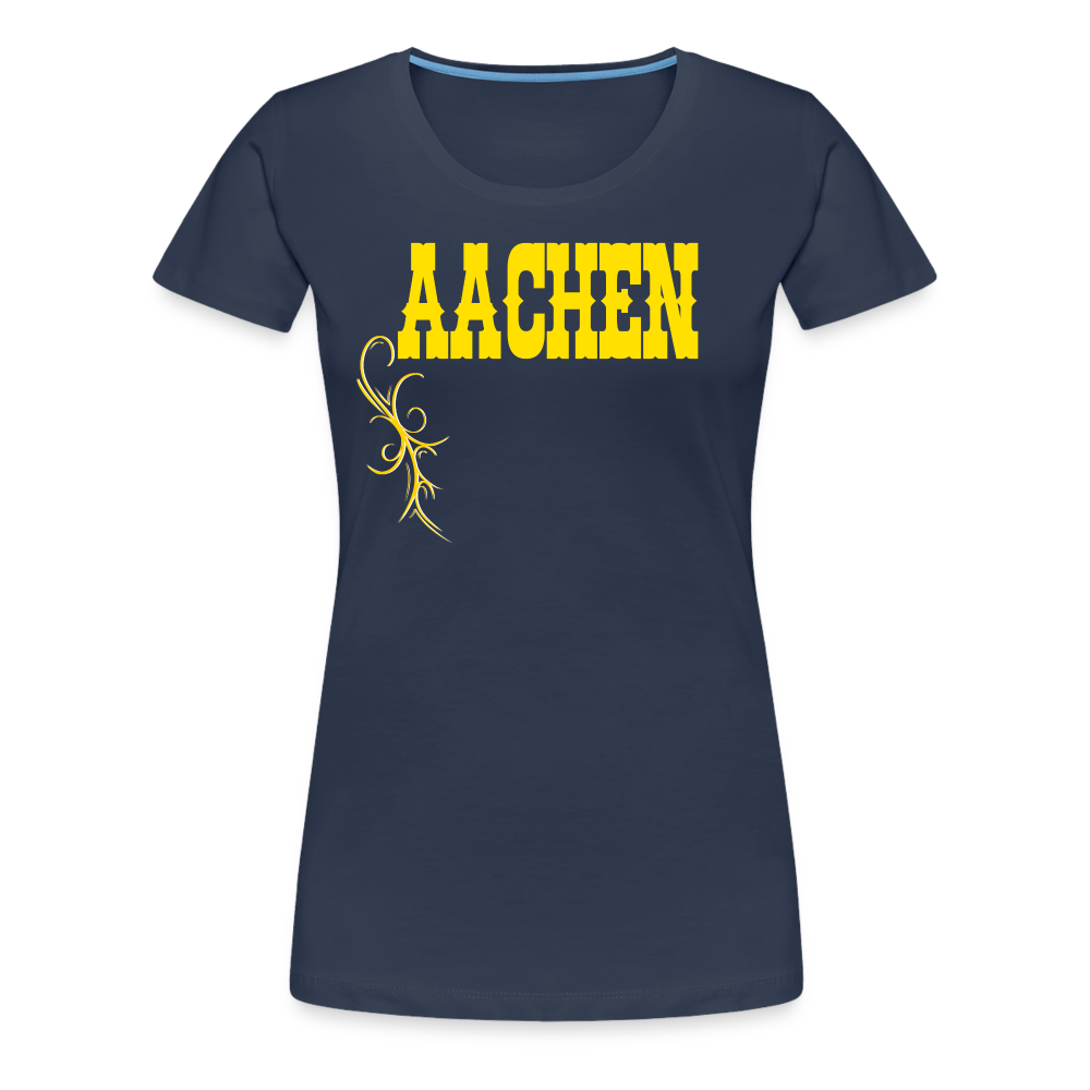Aachen WW, Frauen Premium T-Shirt - Navy