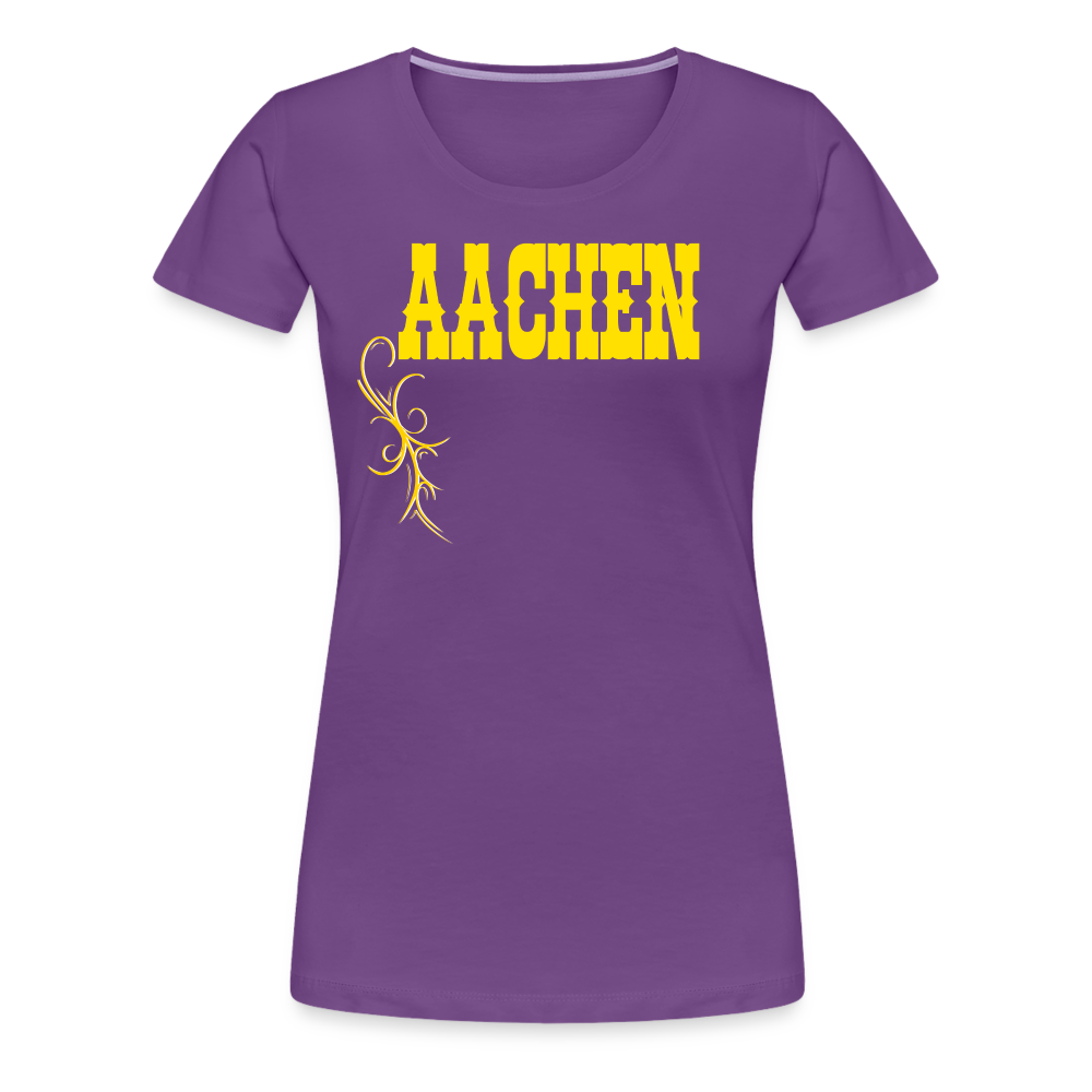 Aachen WW, Frauen Premium T-Shirt - Lila