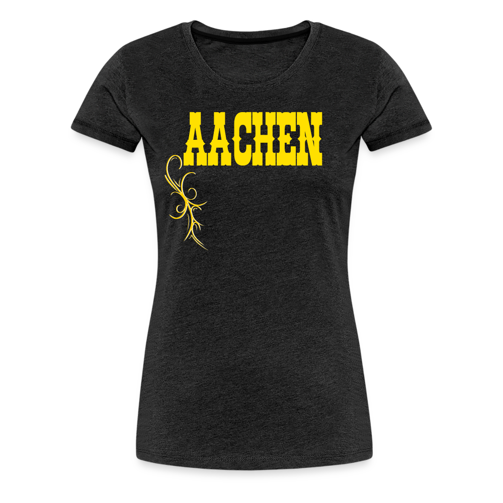 Aachen WW, Frauen Premium T-Shirt - Anthrazit