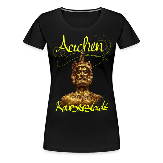 Aachen Kaiserstadt Frauen Premium T-Shirt - black