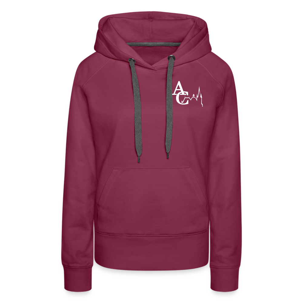 Aachen Frauen Premium Hoodie - bordeaux