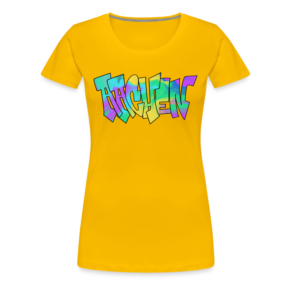 Aachen Women’s Premium T-Shirt - sun yellow