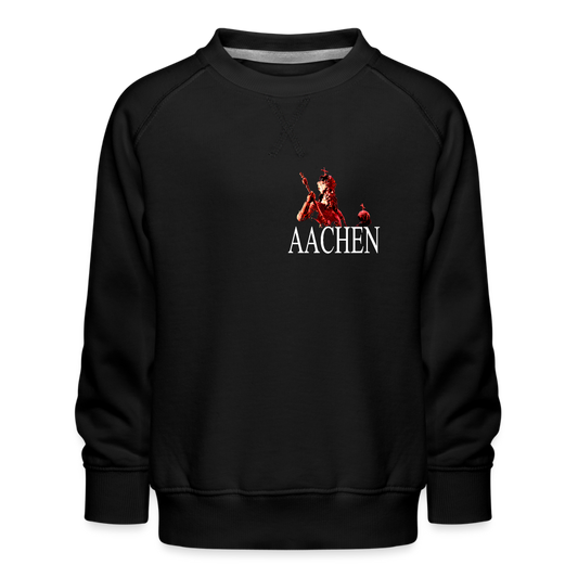 Aachen Kids’ Premium Sweatshirt (ohne Rückenprint) - black