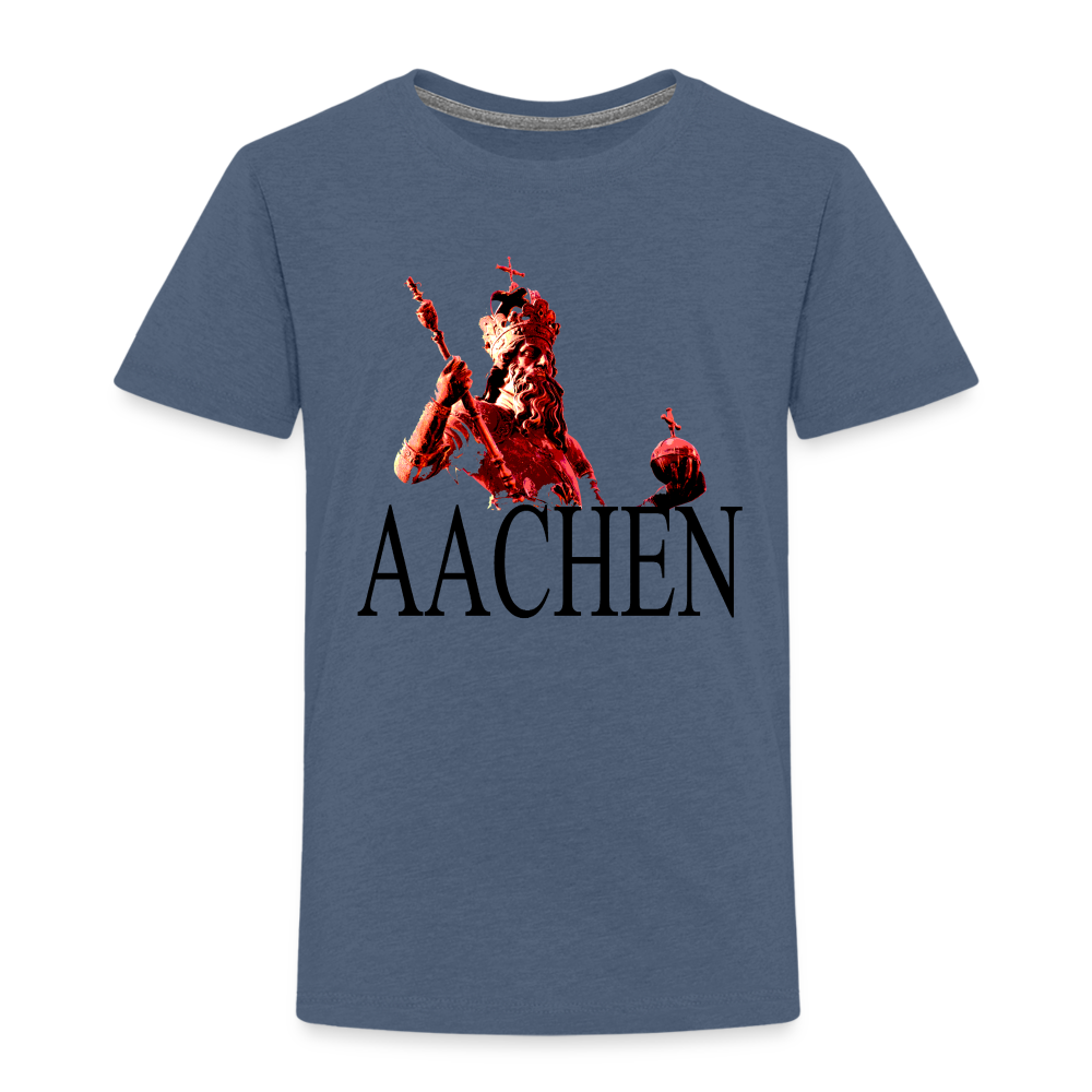 Aachen Kids' Premium T-Shirt - Blau meliert