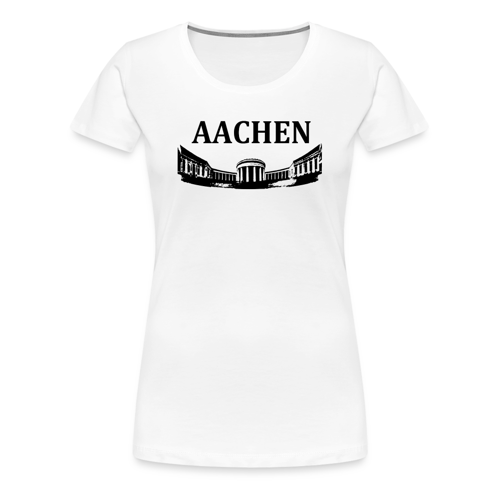 Elisenbrunnen, Frauen Premium T-Shirt - weiß